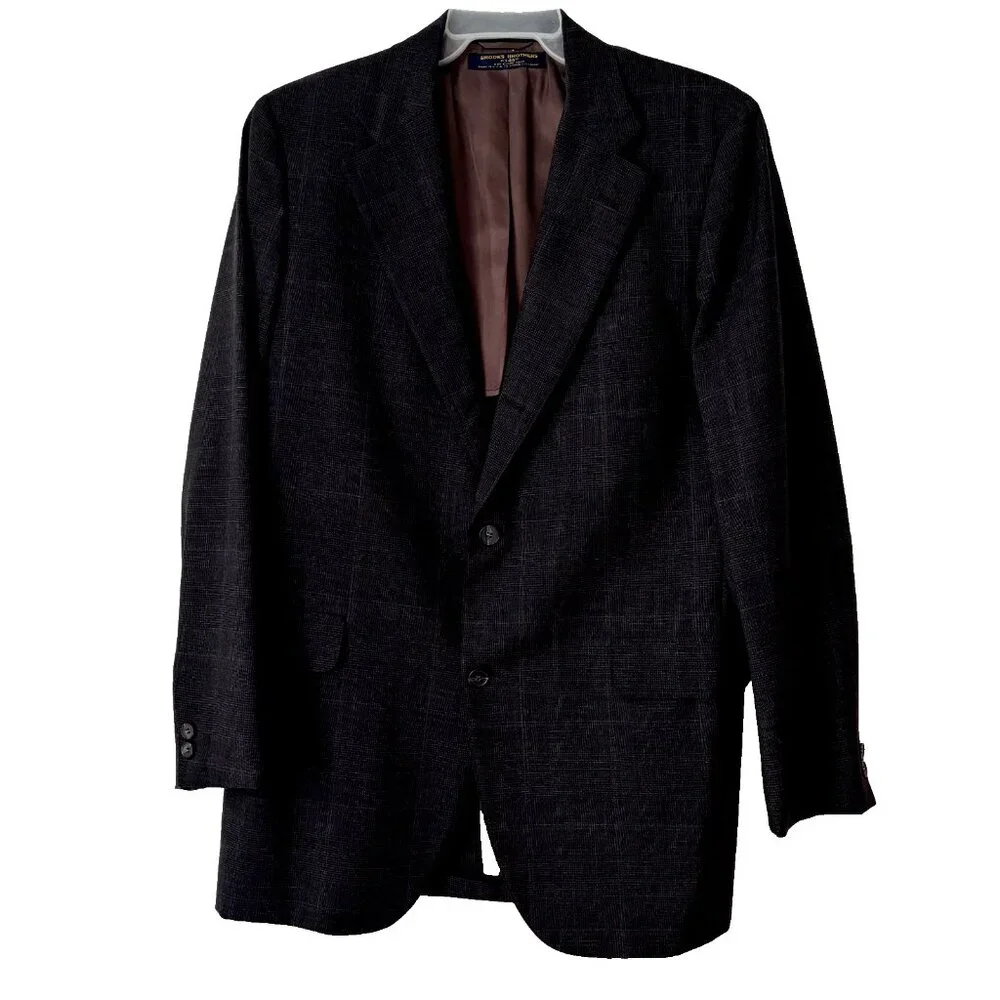 VTG Brooks Brothers 346 Sport Coat Size 42 Wool Blazer Suit Jacket Made‎ in USA